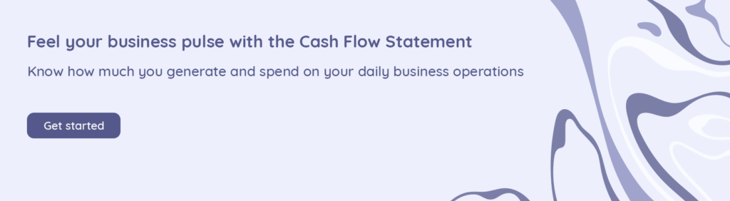 Cash flow statement software - trial balance