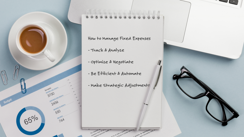 How to manage fixed expenses