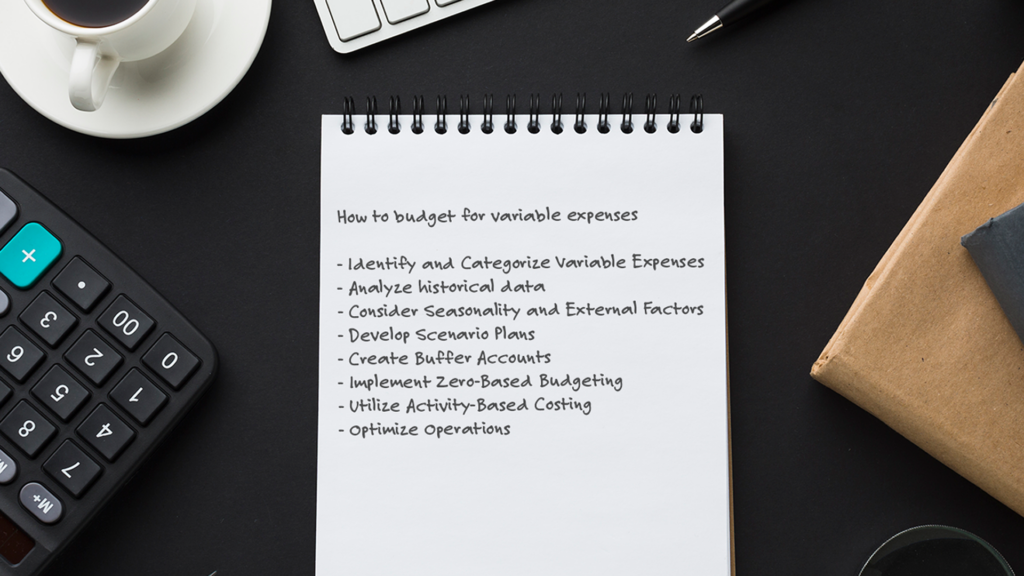 How do you budget for a variable expense?