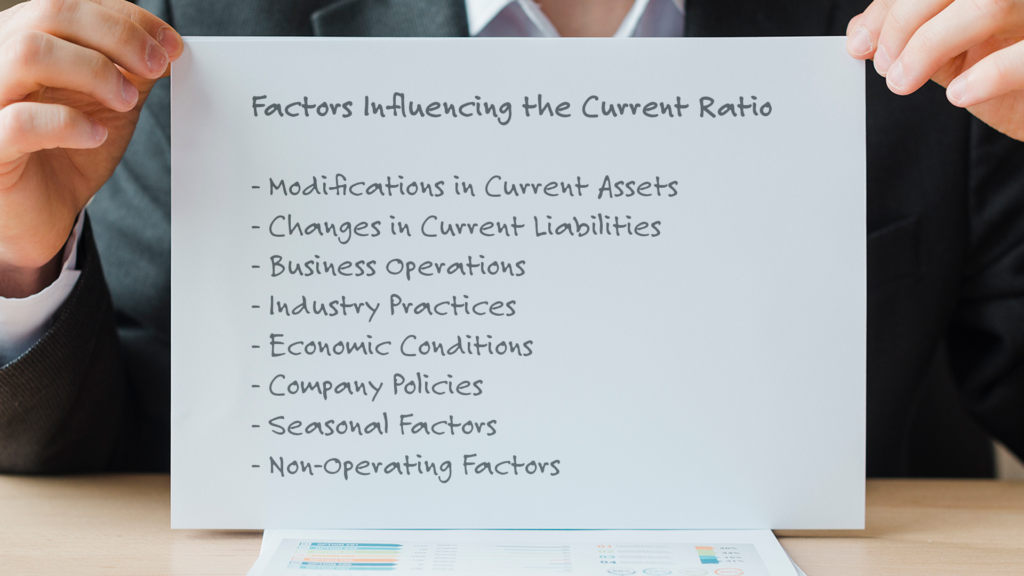 Factors Influencing the Current Ratio