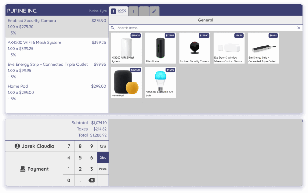 Akaunting POS System