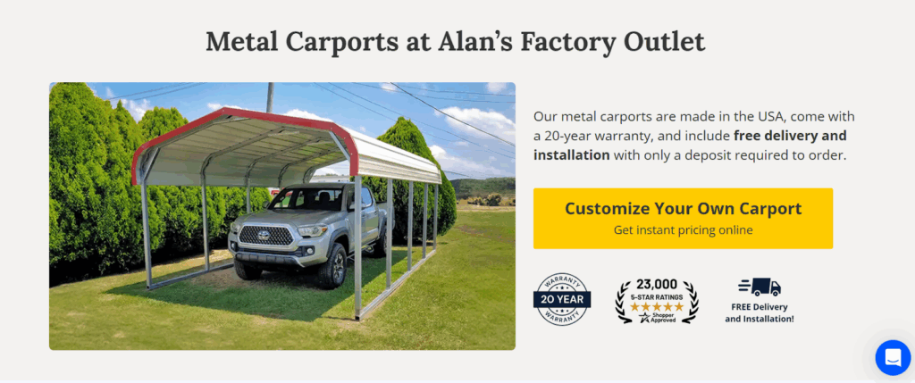 Metal carports