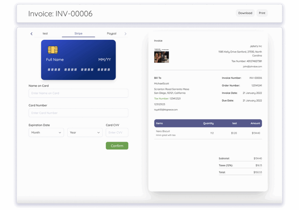 invoice payment options