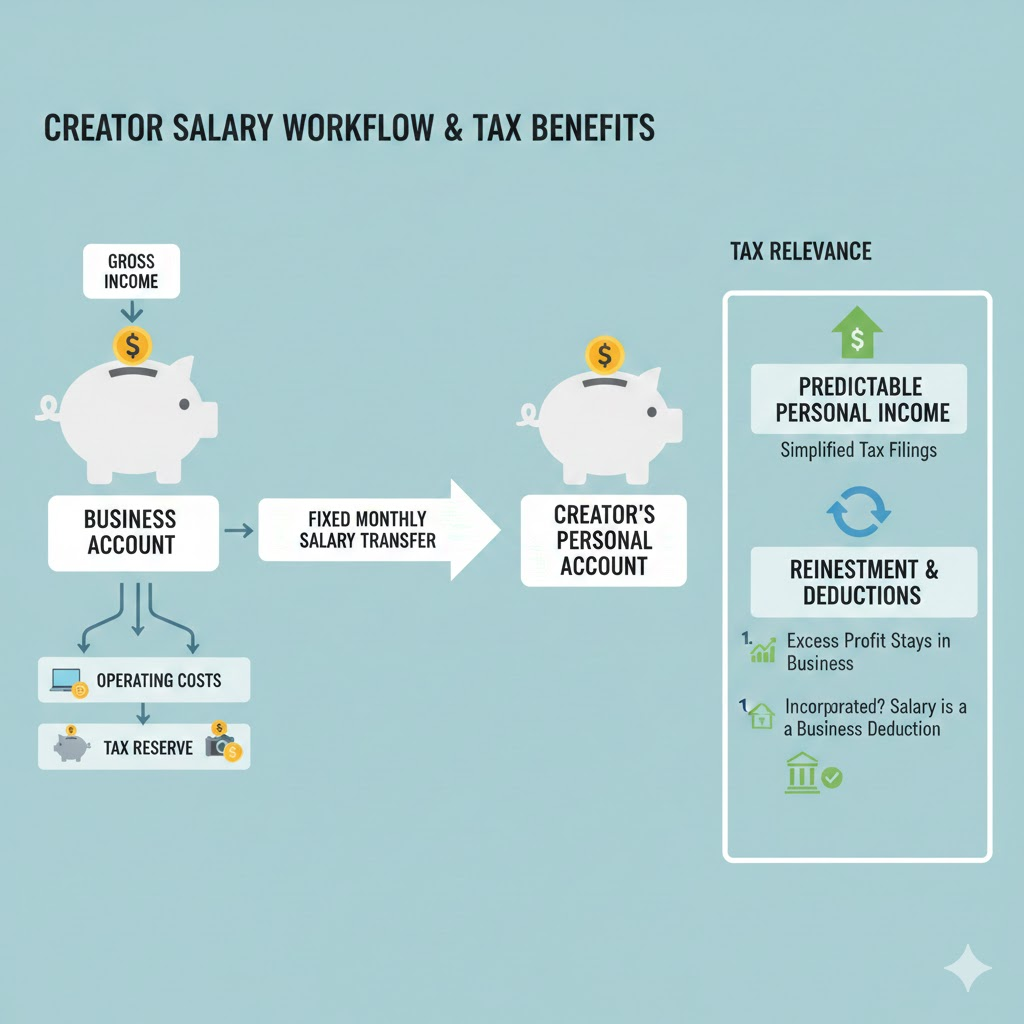 Creator Salary workflow
