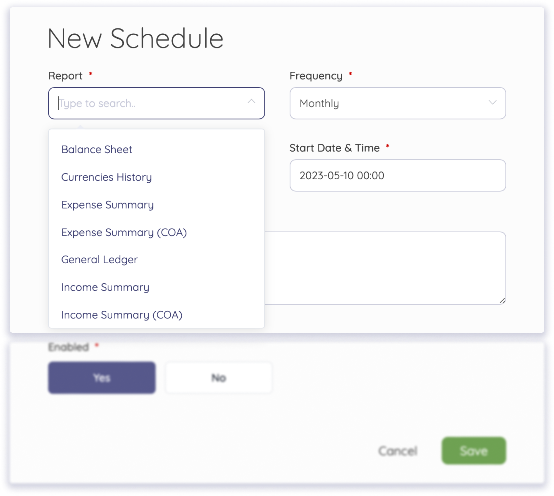 Create Specific Reports