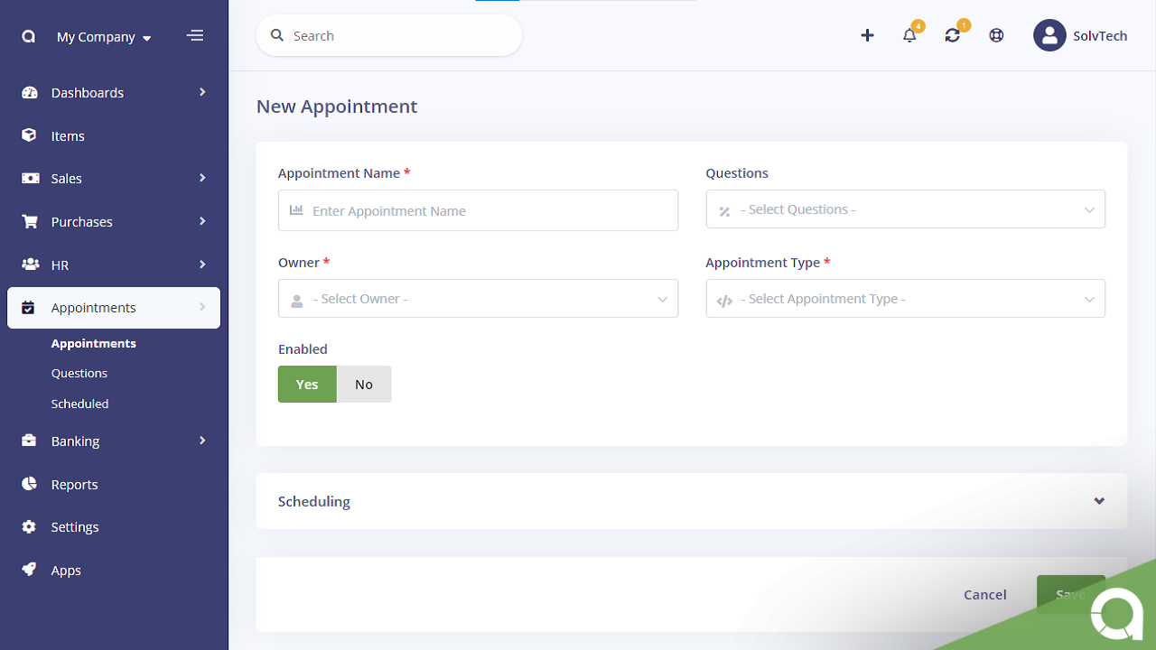 Easily manage appointments