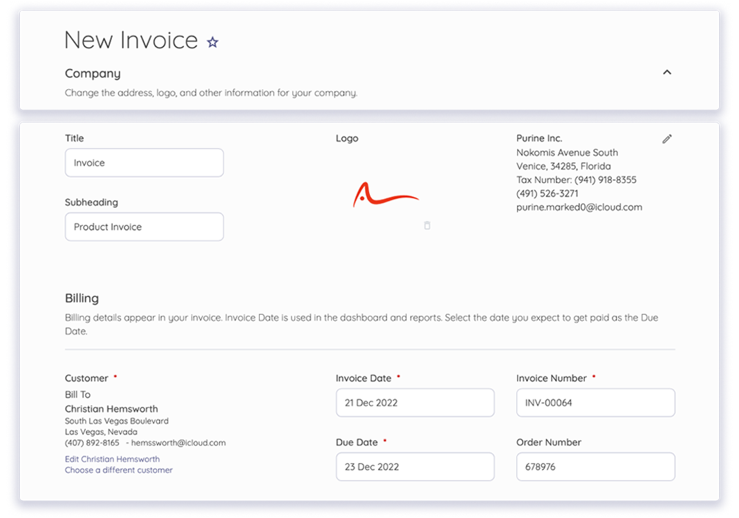 Generate Invoices