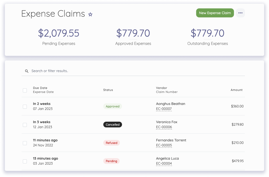 Expenses Management App Akaunting