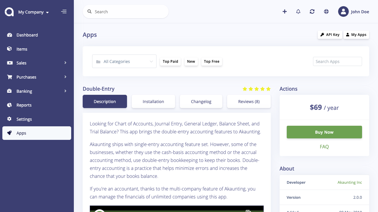 App Store Documentation Akaunting
